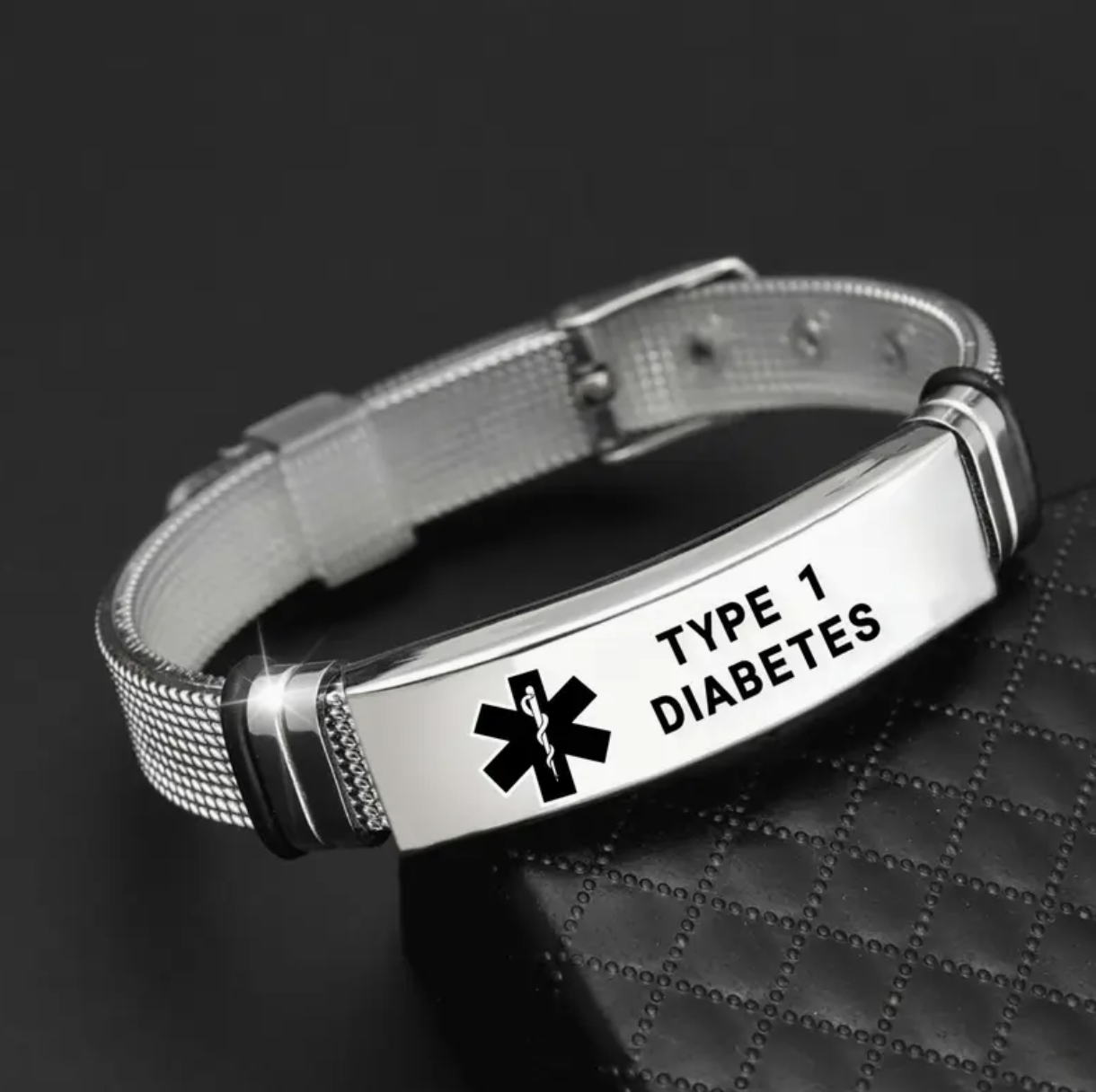 Armband diabetes type 1 identificatie