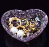 Sieraden Schaaltje Amethist Hart