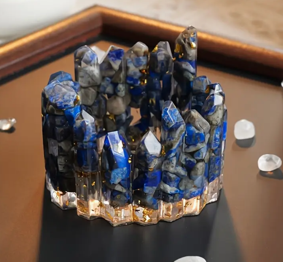 Lapis Lazuli Kaarshouder Kristalvorm