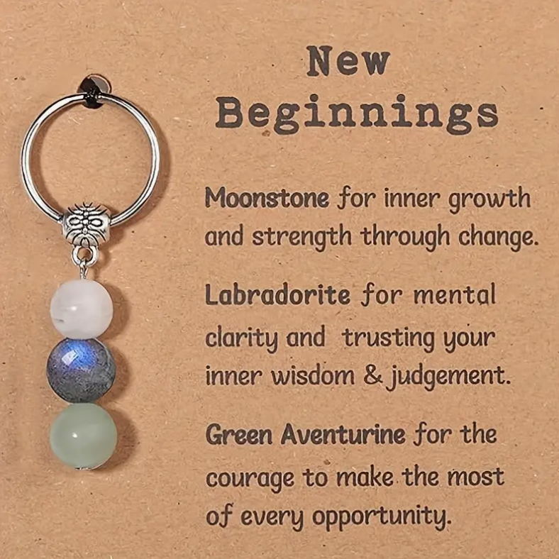 Edelsteen Sleutelhanger 'New Beginnings'