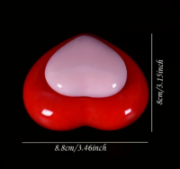 Rood met Roze Hart Urn
