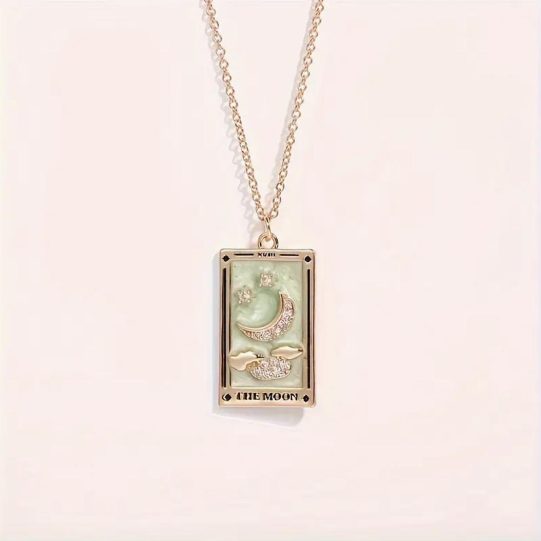Maan Tarot Kaart Ketting
