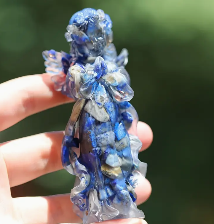 Engel Harsbeeldje Lapis Lazuli