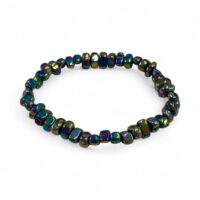 Hematiet Kralen Armband Olievlek Kleur