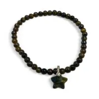 Tijgeroog Armband Ster