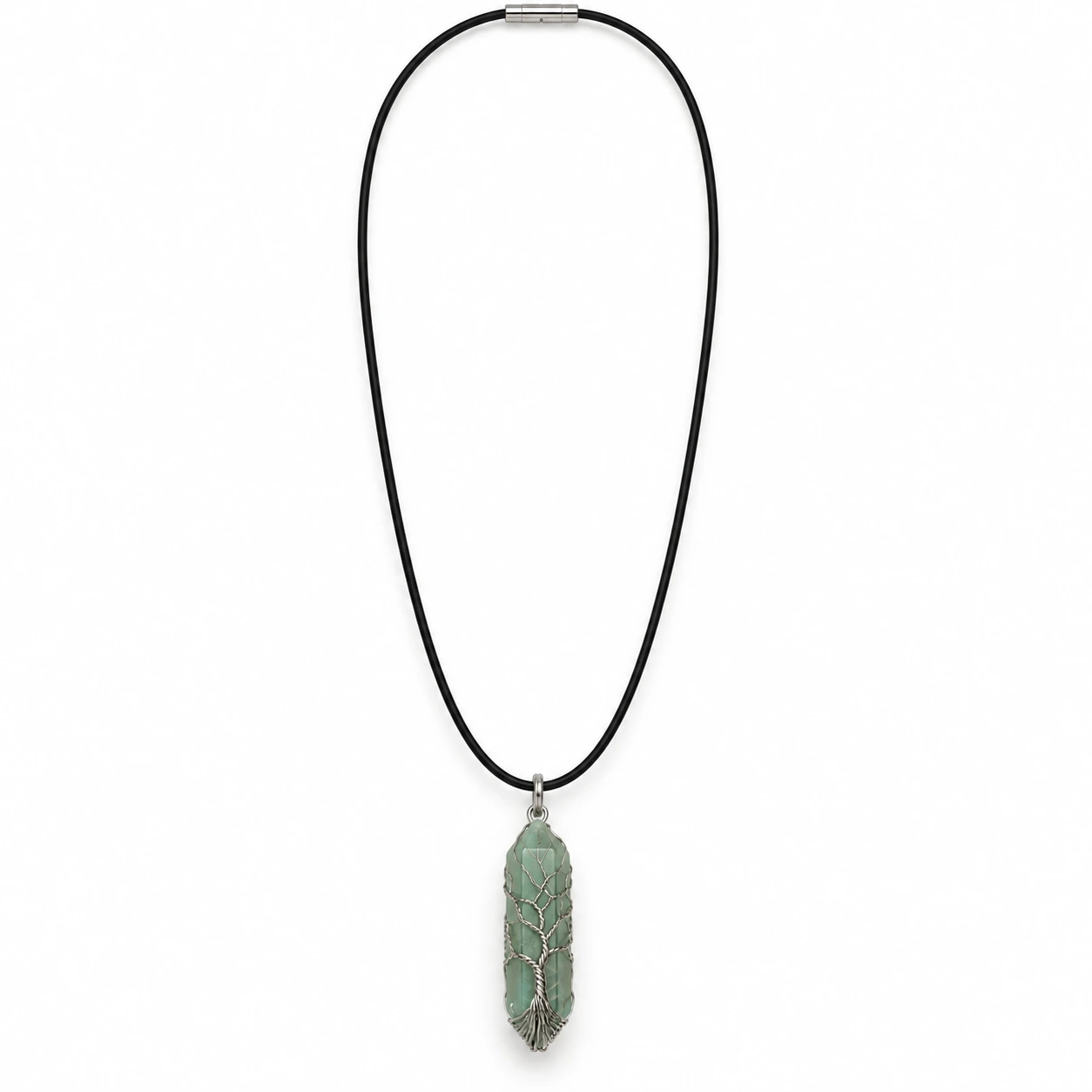 Green Tree Crystal Ketting