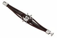 Stuurwiel Leren Armband